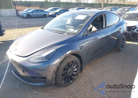 2022 Tesla Model Y Performance Dual Motor All-Wheel Drive from USA, damaged, VIN 7SAYGDEF5NF500654